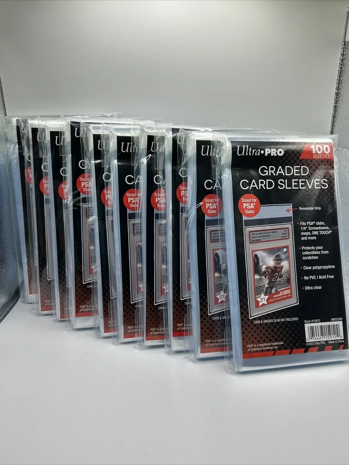 graded card sleeves TFF BREAKS PREMIUM GRADED CARD SLEEVES 100 PACK SEALED main image 1