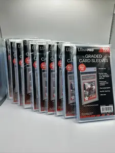 Ultra Pro GRADED Card Sleeves PSA Perfect Fit 10 Packs of 100, 1000 Total