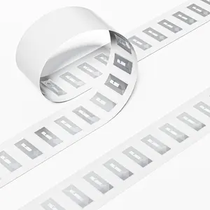 10 count NFC Tags Sticker  NTAG213 Chip NFC Stickers Adhesive Labels Clear RFID Tags Rewritable 137 Bytes Memory Work with All NFC-Enabled Smartphones and Devices