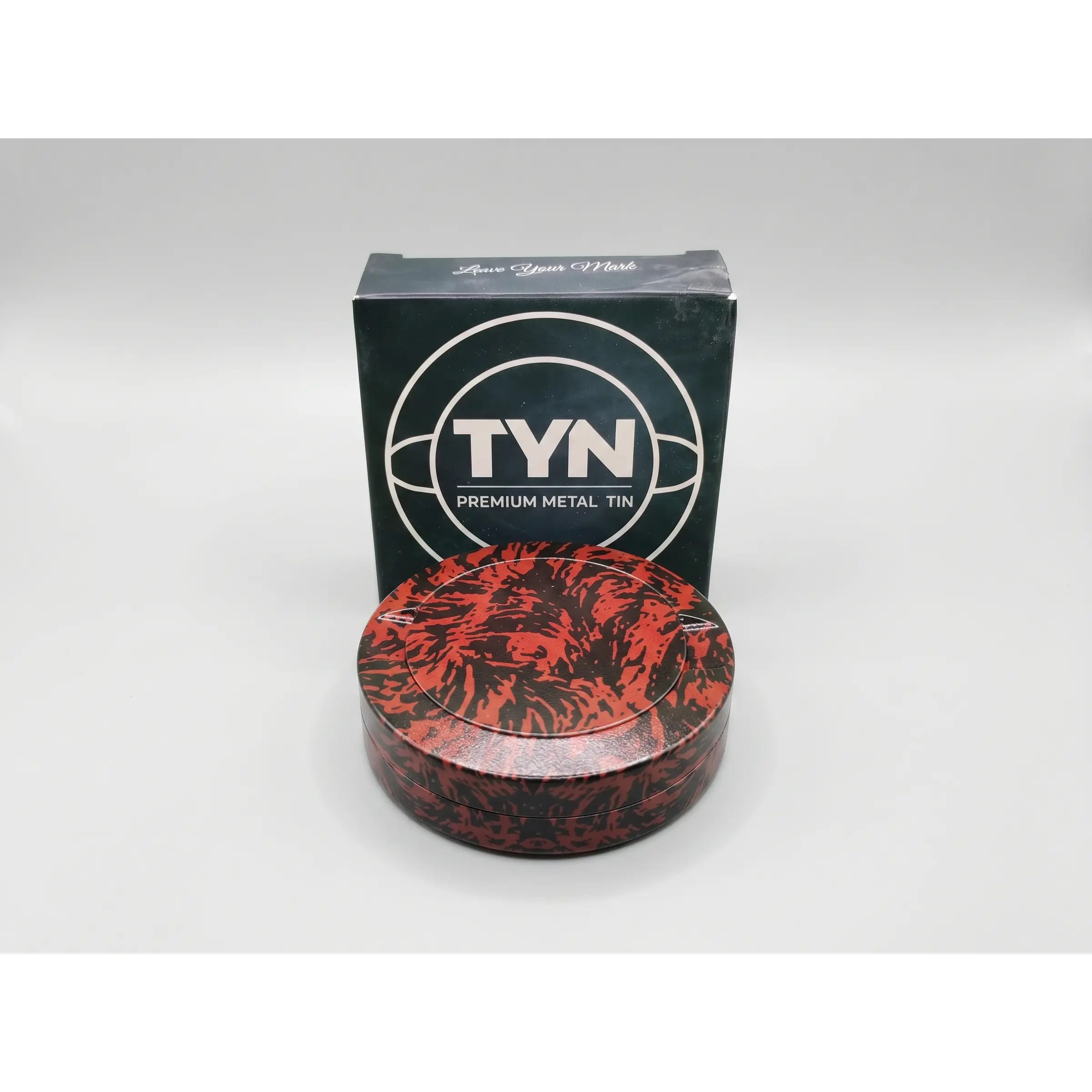 Red Tiger TYN| Dual Compartment EDC Pocket Tin | Premium Metal Storage