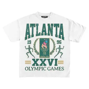 Atlanta 1996 Games T-Shirt, Vintage Centennial Unisex Graphic Top in Soft, Pre-Shrunk Cotton Fabric, Short Sleeve