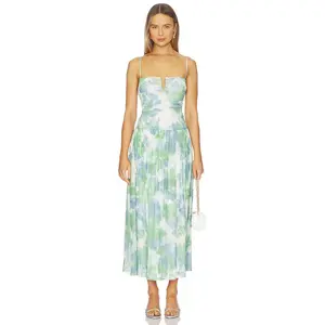 MINKPINK Carrie Mesh Maxi Dress in Watercolour Floral MINKPINK Carrie Mesh Maxi Dress in Watercolour Floral
