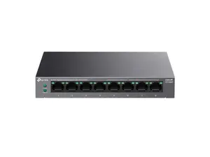TP-Link LS108GP | 8-Port PoE Gigabit Ethernet Switch | 8 PoE+ Port @ 62W | Plug & Play | Extend, Priority & Isolation Mode | Desktop/Wall Mount | Silent Operation