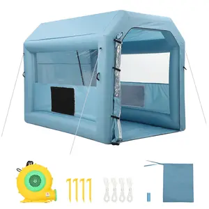 Fathersdaygift Summervibes Flash sale home items Inflatable Paint Booth, Portable Inflatable Spray Booth Tent with 750W Blower and 3-Layer Filter System, Ideal for DIY Spray Car Motorcycle Garage Furniture Part Painting