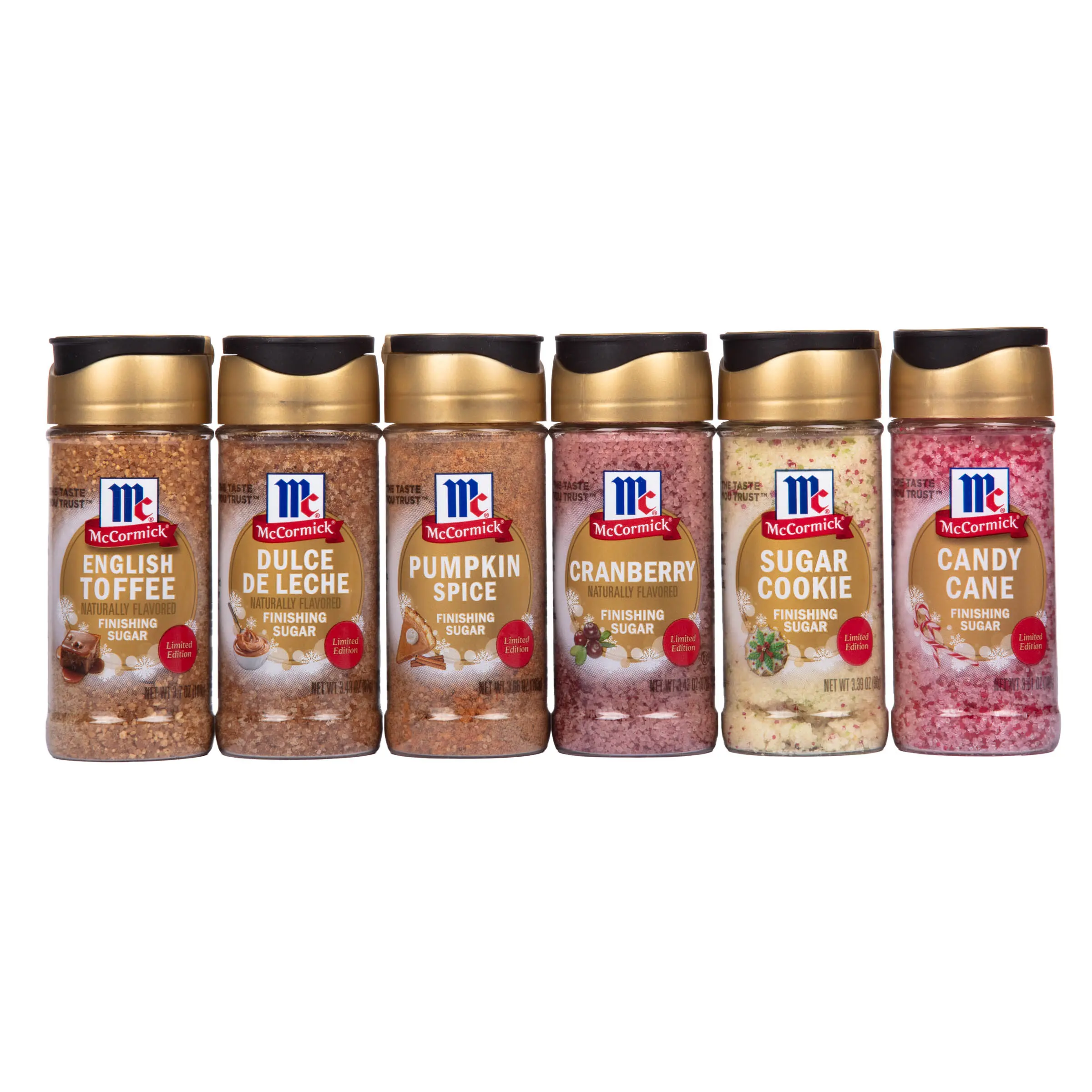 McCormick Limited Edition Winter Finishing Sugars Gift Set, 6ct