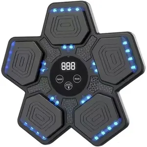 2026 Upgraded Smart Bluetooth Music Boxing Machine Home Gym Fitness Equipment for Adults & Kids LED Electronic Target with Boxing Gloves Wall-Mounted Punching Boxing