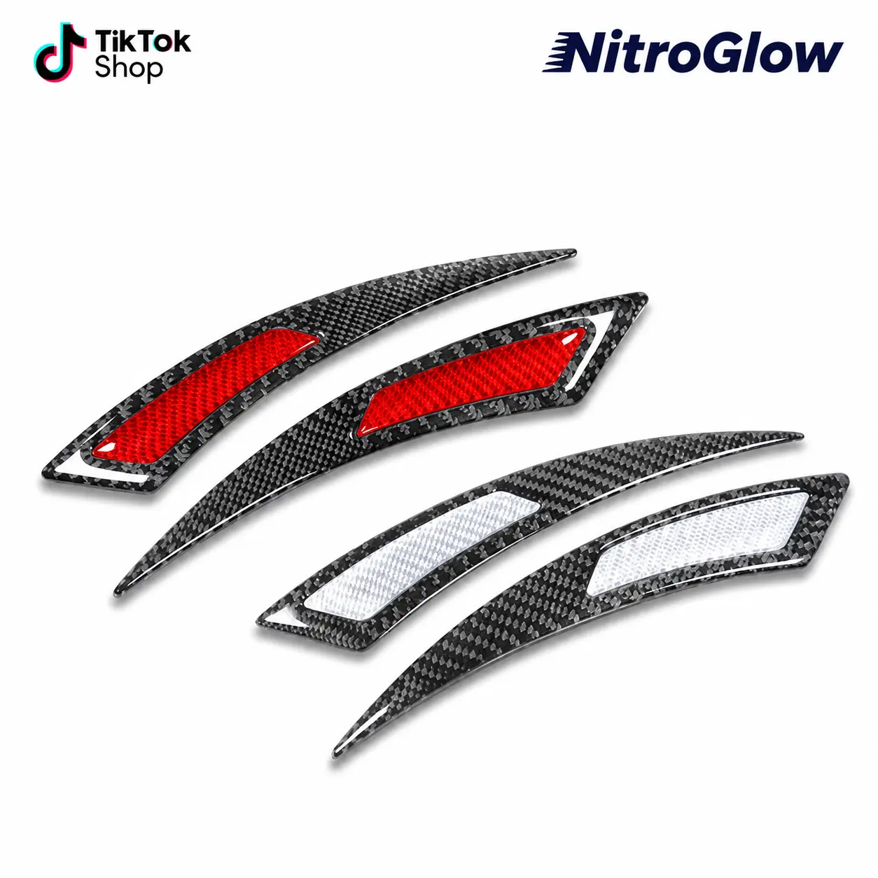 Carbon Fiber Wheel Eyebrow Protector - Anti-Scratch Fender Flare Trim cover , No-Drill Easy-Install Wheel Arch Extender Guard for Car, SUV, Pickup - Car Accessories, Vehicle Exterior Accessory, Accessories For Car