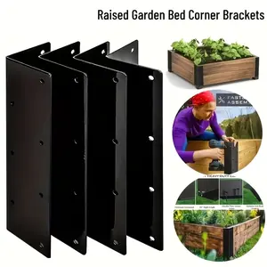 30-60 thickened 160mm extra-large L-shaped corner code sets (including screws), garden fence cabinet bed board bracket connection parts, 90-degree bed Angle iron corner code layer board support accessories