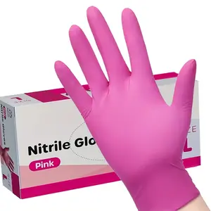 100/50pcs Nitrile PVC Composite Household Kitchen Gloves, Durable Cleaning Gloves, Waterproof, Suitable for Tattooing, Dyeing, Pet Grooming, Salon, Home Tools, Household Cleaning