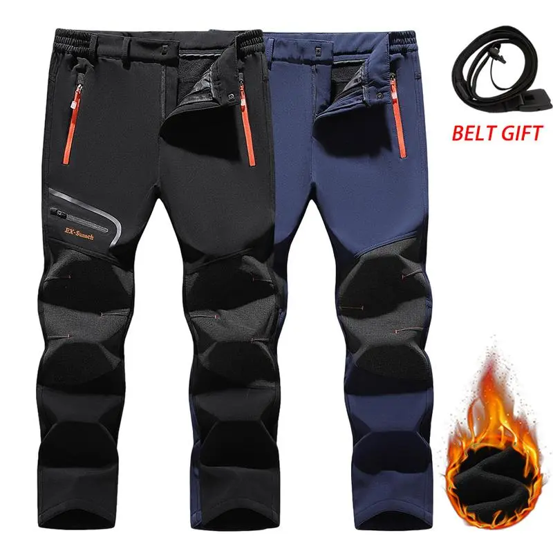 Black fleece + blue fleece