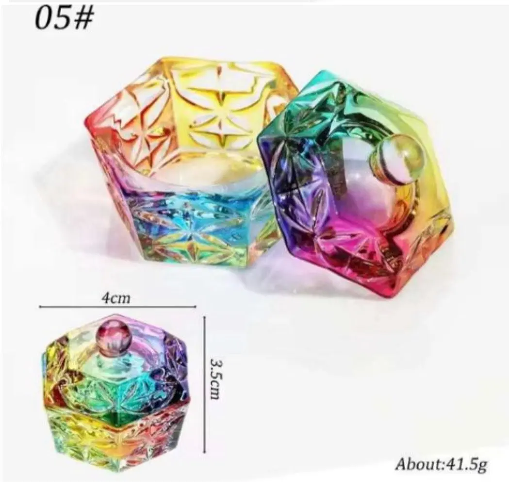 Small Rainbow Dappen Dish