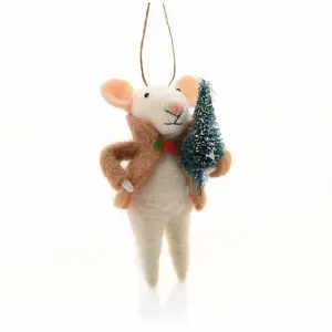 Felt Mouse Ornament