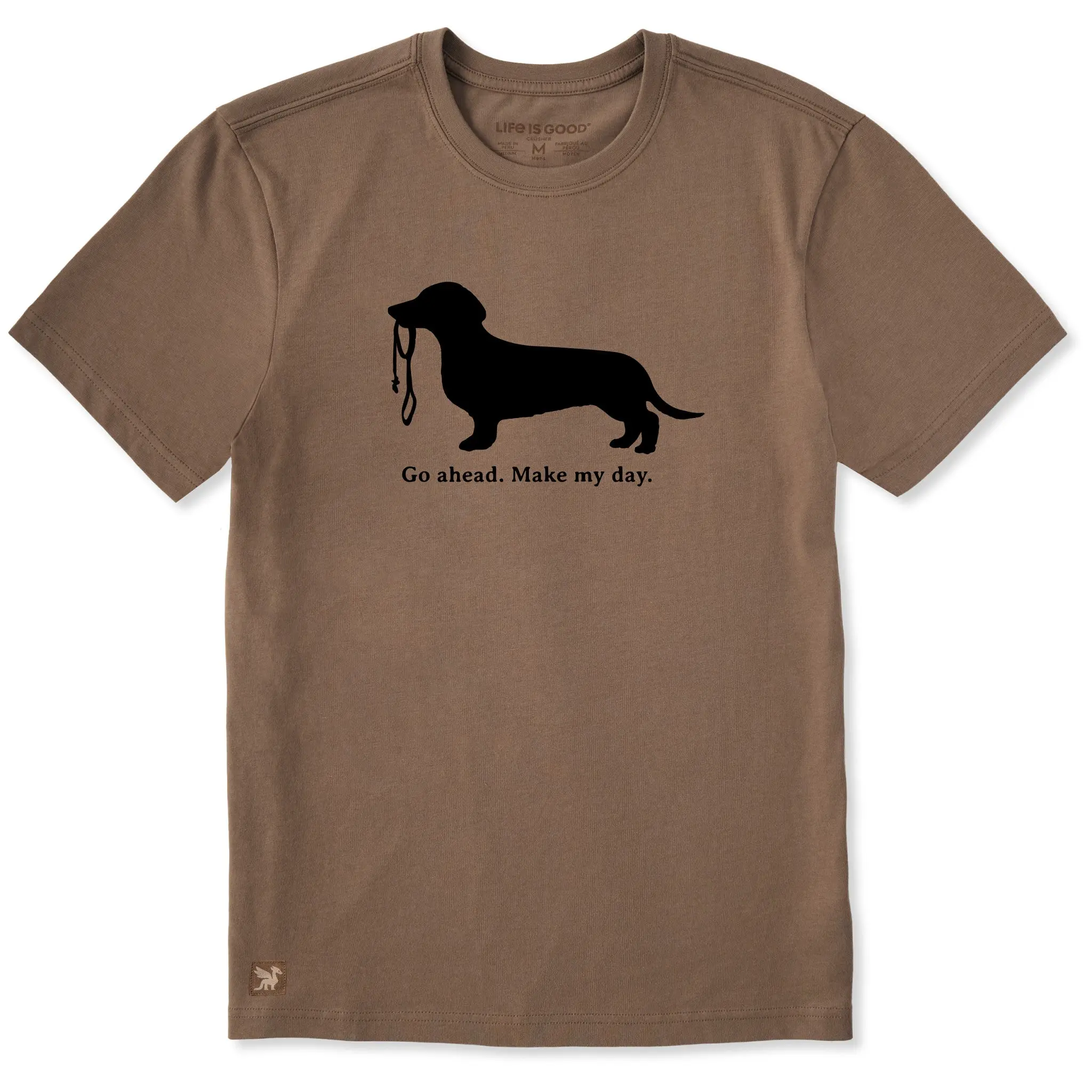 Men's Make My Day Dachshund Short Sleeve Crusher Tee