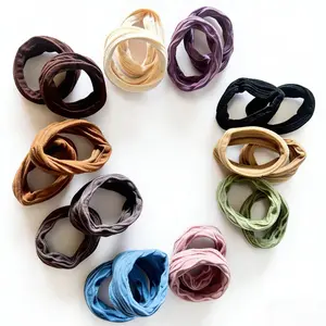 Soft Mist Morandi Elastic Seamless Hair Tie Set