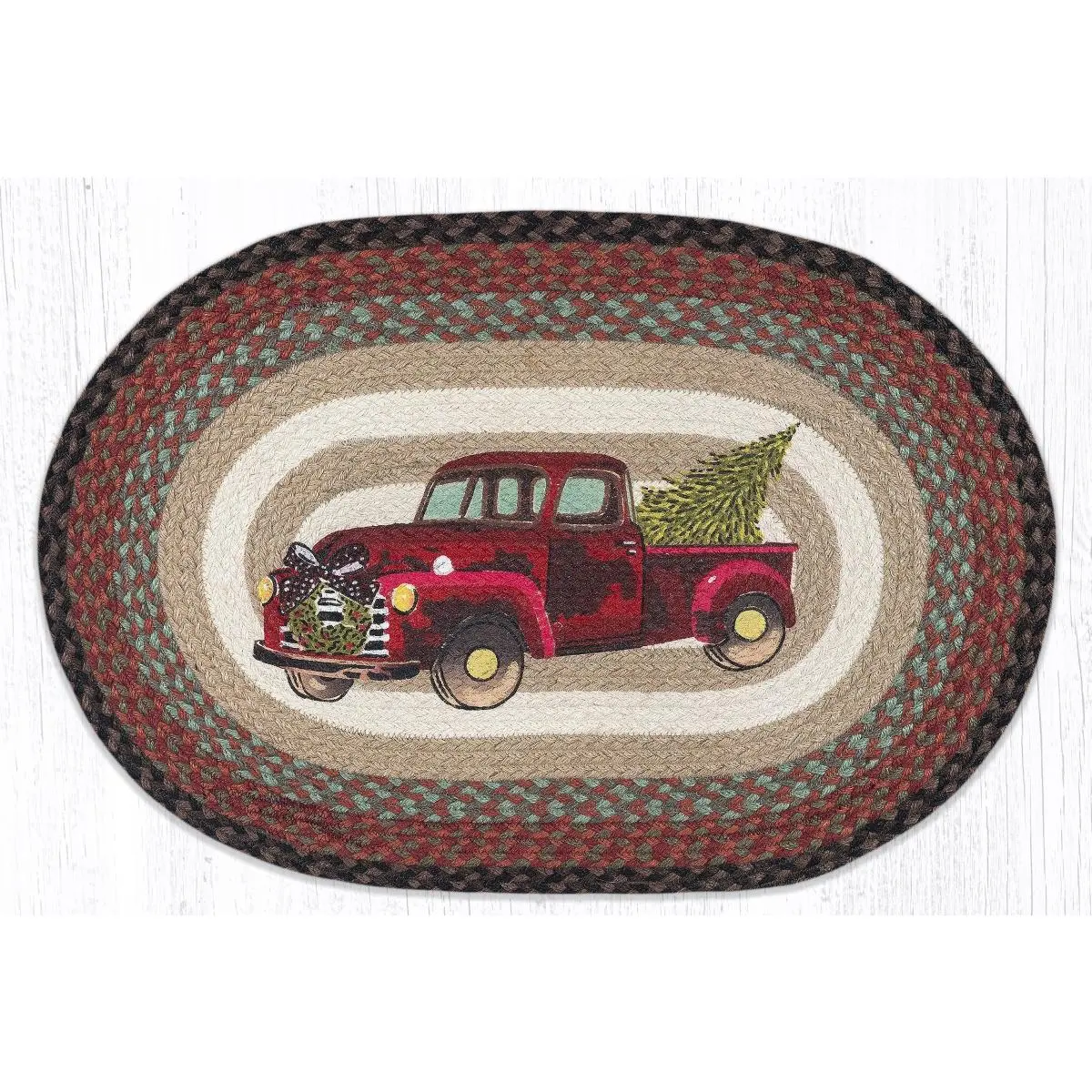 Capitol Importing 65-530CT 20 x 30 in. OP-530 Christmas Truck Oval Patch