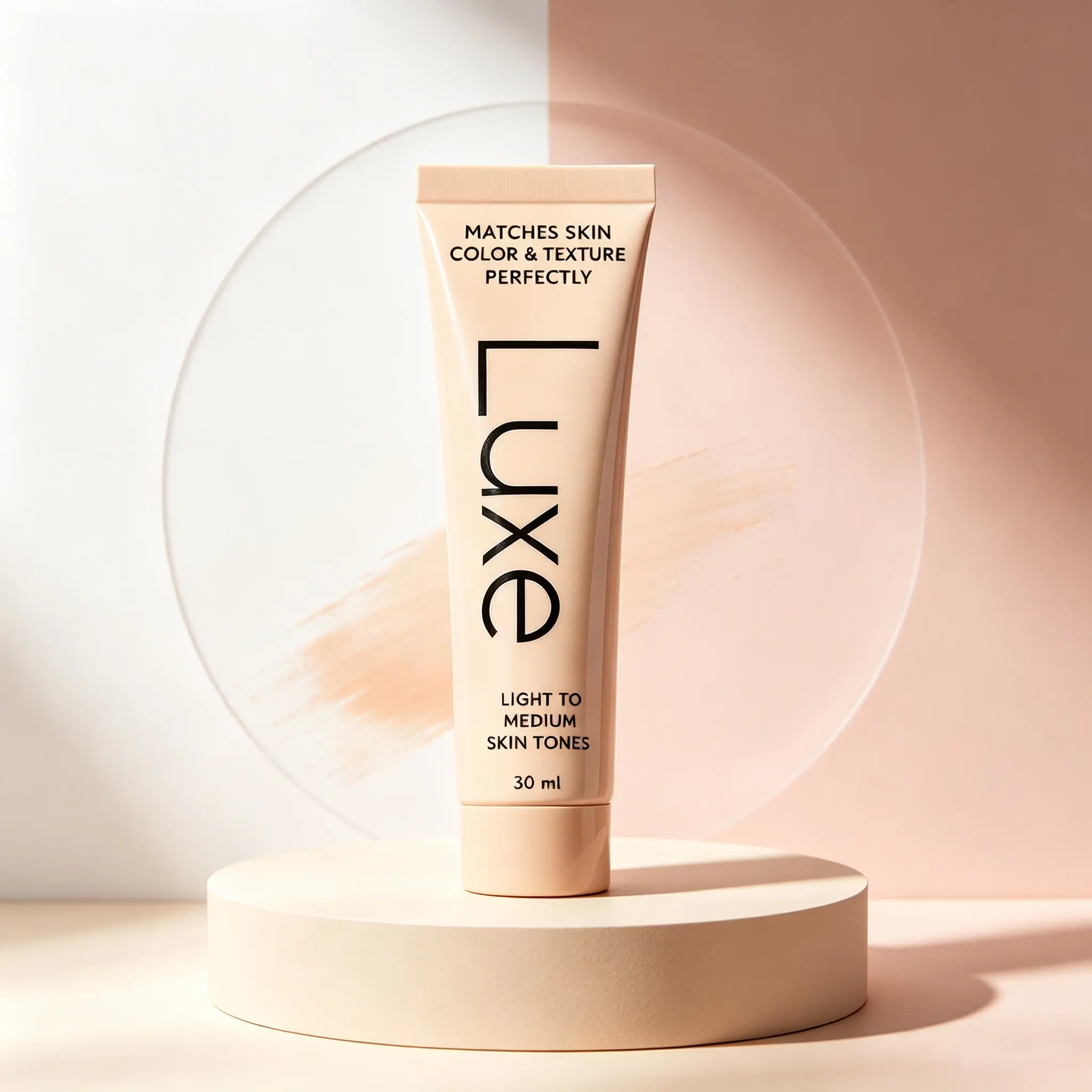 Luxe Auto Color Adjust Foundation - Adaptive Tone-Matching Liquid Makeup, Buildable Coverage, for Natural Flawless Skin Finish