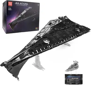 Mould King 21004 Super Star Destroyer Model for Adults, Eclipse-Class Imperial Star Destroyer Building Toy, 10368+Pieces Buildable Toy Model