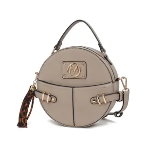 MKF Collection Gayle Round Crossbody Handbag Vegan Leather Women by Mia K. bag