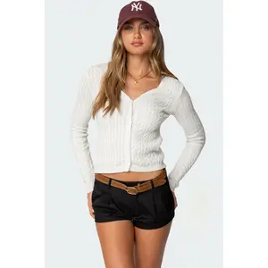 Odelia Cable Knit Cardigan Odelia Cable Knit Cardigan