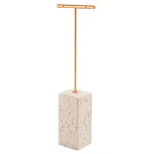 Metal Earring Jewelry Display Plaster Creative Organizer Earring Jewelry Display Stand Hard Display Stand Holder - B