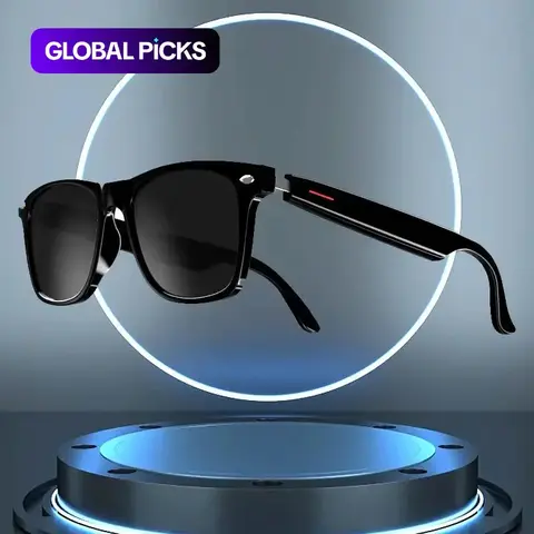 E13 Smart Glasses with Surround Stereo Hi-Fi Sound, Answer Calls, Music Playback, Long Battery Life, Ideal Gift for Father's Day, for Work, Commuting, Travel & Outdoor Sports Smart Audio Glasses #Global Picks
