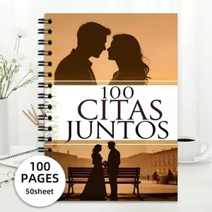 New Bestselling Couple Memory Book Notebook, Spiral Coil Writing Pad, Coloring Book, Thickened Sketchbook, Perfect for Couples