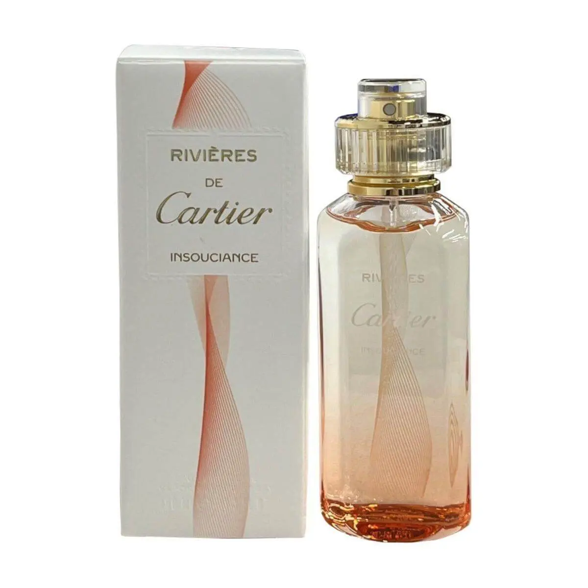 Cartier Rivieres de Insouciance Unisex EDT Liquid Fragrance - 3.4oz Unisex Wear Scent, Floral Woody, Earthy Notes with Iris, Violets, Fruity Accents, New in Box, Clean Unisex Fragrance