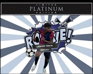 2025 Wildcard Comix Soccer Lamine Yamal Platinum Rookie Edition