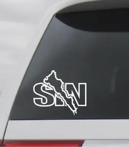 Sinaloa Sin Mexico Estado State Decal Culiacan Rosales Vinyl Sticker Window