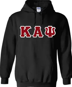 Kappa Alpha Psi Fraternity Greek Lettered Men’s Hooded Sweatshirt