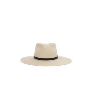 Janessa Leone Beck Fedora Hat in Pebble