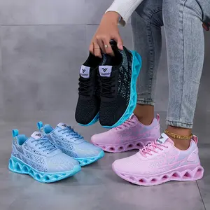 Women's hollow-out thick sole running shoes casual shoes, women's sneakers fashionable walking shoes, comfortable ankle sock shoes slip-on running shoes, skate shoes non-sliathable mesh tennis shoes, air cushion shock absorption gym workout sneakers.