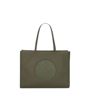 Tory Burch Ella Tote Bag in Olive Green