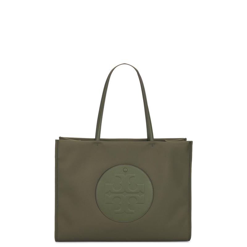 Tory Burch Ella Tote Bag in Olive Green