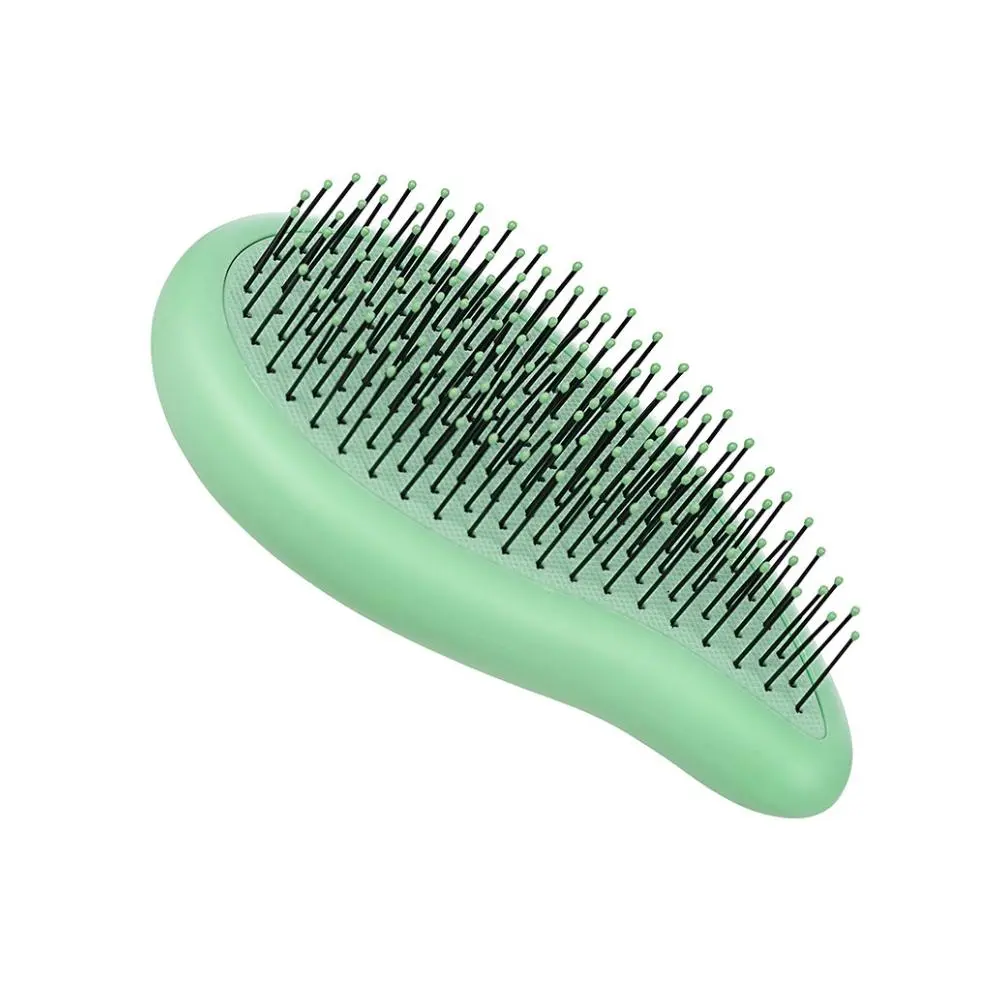 Wet Brush Go Green Palm Anti Tangle Detangling Hairbrush - Green, Tea Tree Oil Infused, Travel Size, Compact, Portable Hair Brush
