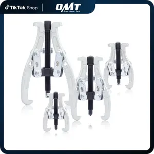 【SummerVibes】Orion Motor Tech Gear Puller Set,Gold/ Silver 3" 4" 6"/ 3" 4" 6" 8" Jaw Puller Kit for Pulley Gear Bearing Flywheel Removal, Heavy Duty Pulley Puller with Reversible Jaws 4 pcs Bearing Puller Tool Kit, truck stuff,Automotive Remover