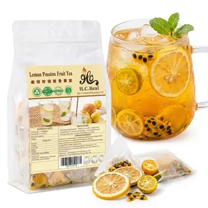Cold-Brew Tea Kumquat, Lemon, and Passion Fruit Cold-Brew Tea Bags—a Refreshing Summer Choice. Makes 20 Cups; a Natural Fruit Beverage with a Sweet and Tangy Flavor