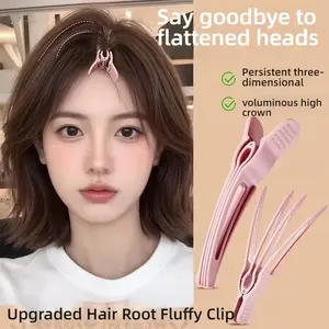 Natural Volumizing Hair Clip for Strong Hold, No Marks Design for Bangs Styling, Unisex & Durable Hair Tool for Trendy Styles
