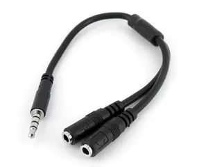 StarTech 3.5MM 4 PIN TO 2X 3 PIN 3.5MM HEADSET ADAPTER - M-F