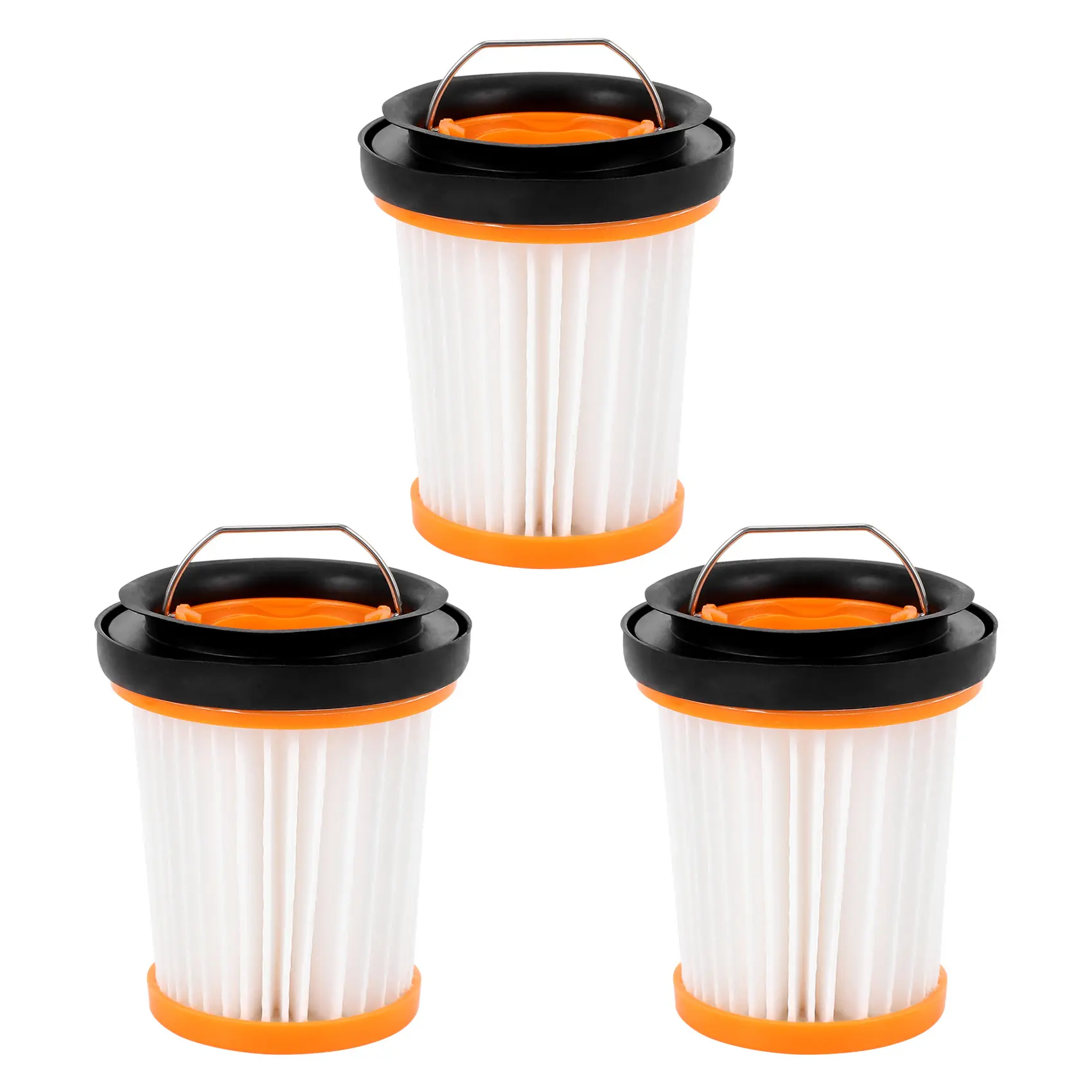 3Pcs Filters for Shark Ion W1 Cordless Handheld Vacuum Wv200 Wv201 Wv205 Parts