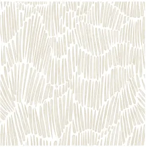 Beige Wallpaper 17.3"×78.8"Modern Striped Wallpaper Peel and Stick Wallpaper Boho Removable Wallpaper Self Adhesive Wallpaper for Bedroom Waterproof Wallpaper White and Gold Contact Paper Vinyl