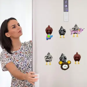 3pcs Funny Chicken Butt Fridge Magnets – Creative Animal Refrigerator Magnets for Kitchen Decor & Gifts