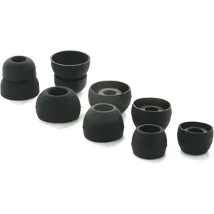 4 Pairs Replacement Eartips Earbuds Eargels Earpads for Powerbeats 2   by dr dre (Black)