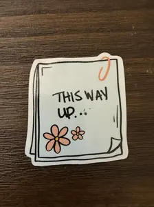 This Way Up sticker (1piece)