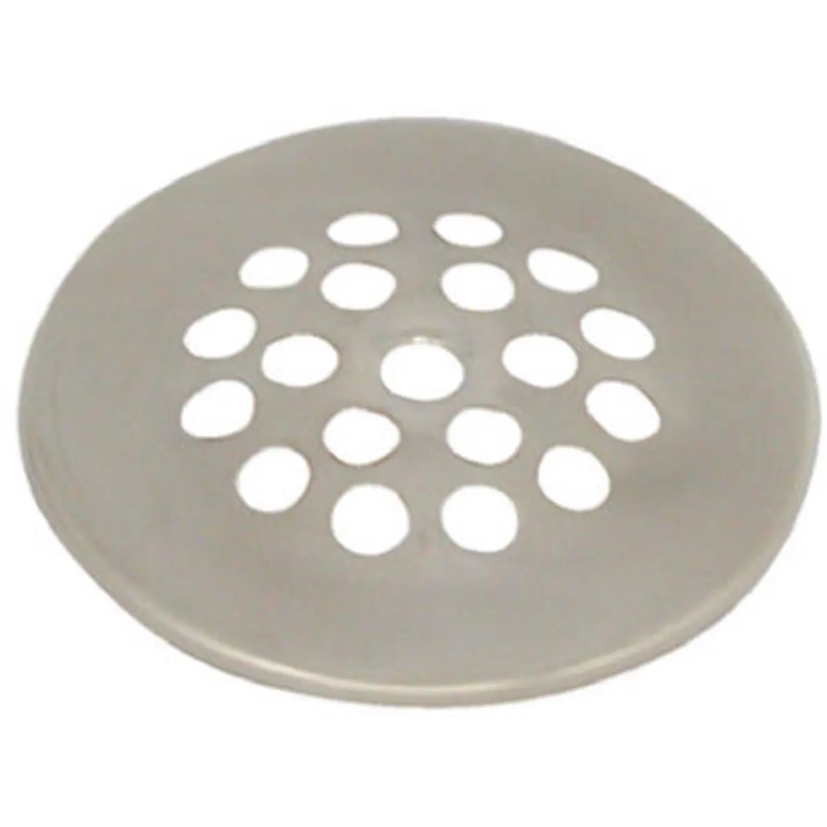 Danco Bathroom Metal Tub and Shower Drain Strainer - 2.68 in, Scratch-Proof, Lightweight, Brushed Nickel Evershine Finish, Includes Screw