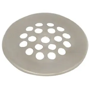 Danco Bathroom Tub and Shower Drain Strainer - 2.68 in., Brushed Nickel Evershine Finish