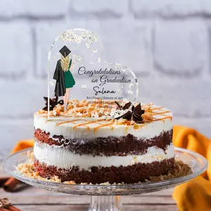 Custom Graduation Cake Topper, Class Of 2024, Personalized Graduation Cake Topper, Graduation Decoration, Graduation Keepsake, Custom Desk Name Plate Plaque Teacher Appreciation Gift, Teacher Back to School Gift