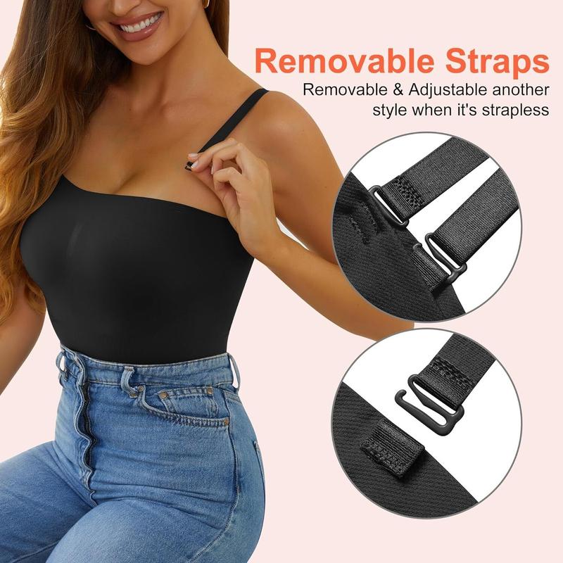 Women Strapless Shapewear Bodysuit Seamless Tummy Control Tube Top Body Shaper with Smooth Fit Comfortable Compression Outfits Elegant