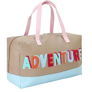 Women MAMA Adventure Embroidery Duffel Bag Women MAMA Adventure Embroidery Duffel Bag