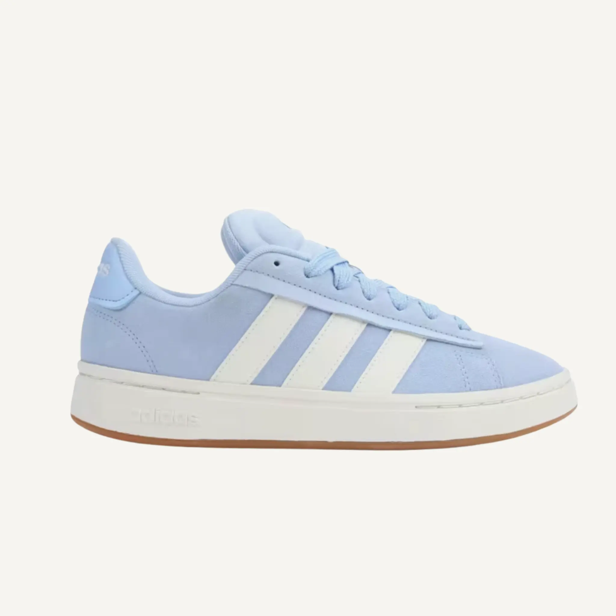Adidas Womens Blue/White Grand Court Alpha 00's Sneakers, JS5038